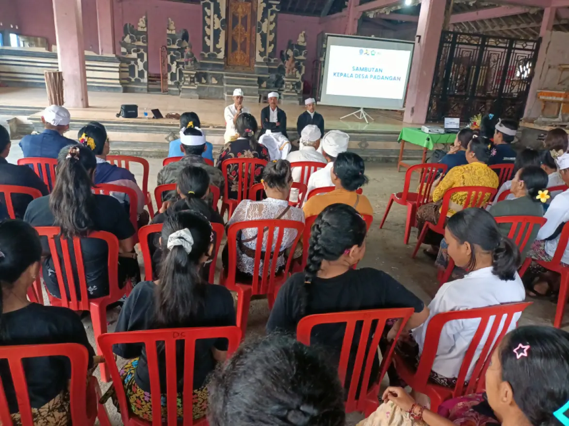 SOSIALISASI PENGELELOAAN SAMPAH RESIDU OLEH KKN TEMATIK UDAYANA